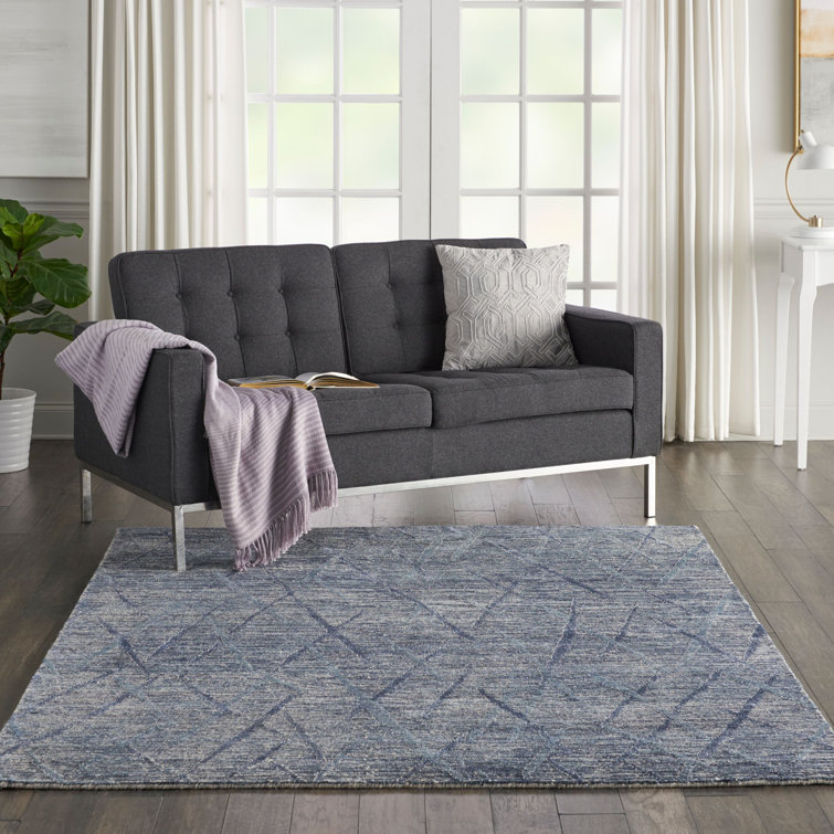 Rugs Direct Ocean Handwoven Blue Rug Wayfair.co.uk